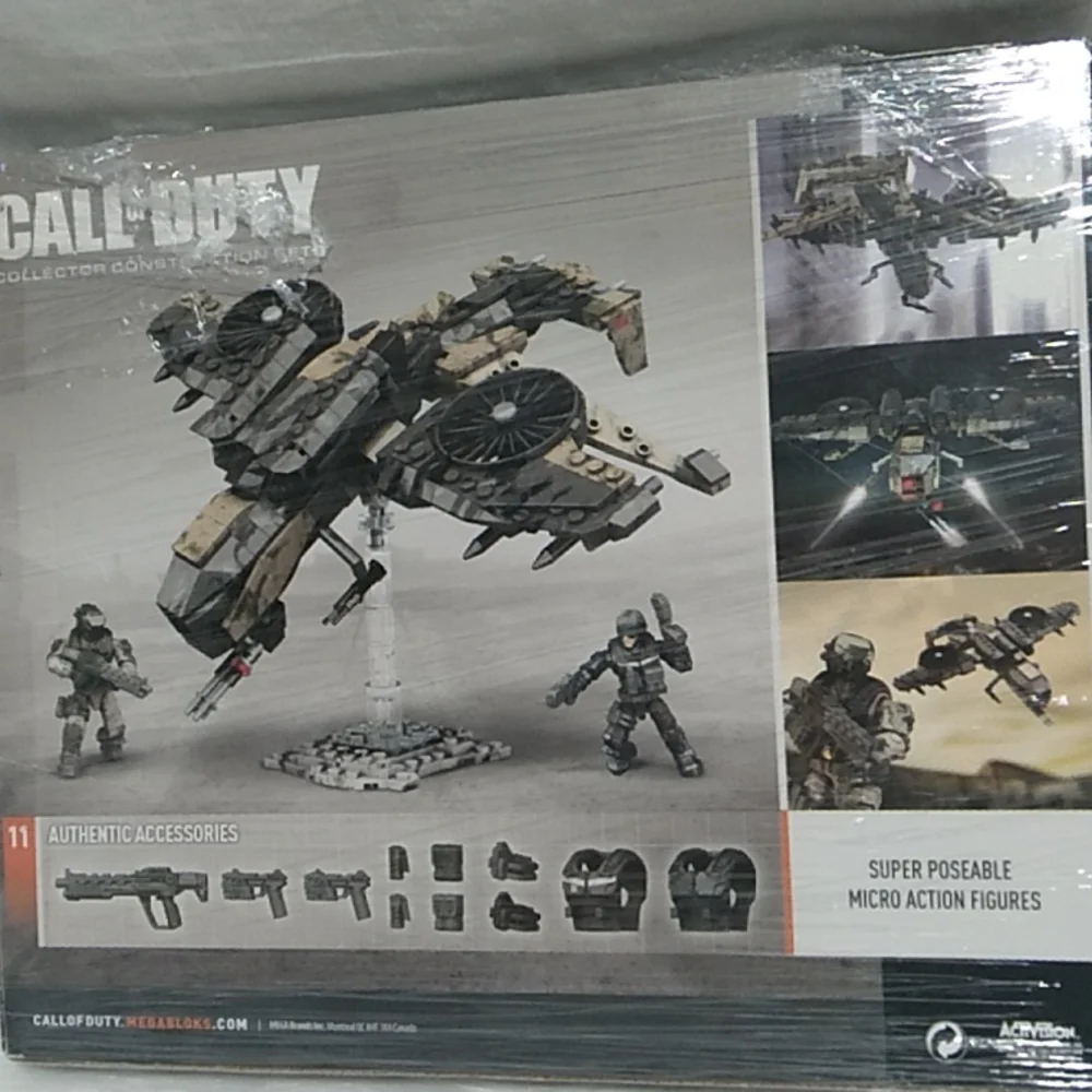 RETIRED! Call Of Duty Collector Construction Set  351pc Wraith Attack Mega Bloks